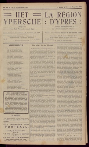Het Ypersch nieuws (1929-1971) 1938-12-24