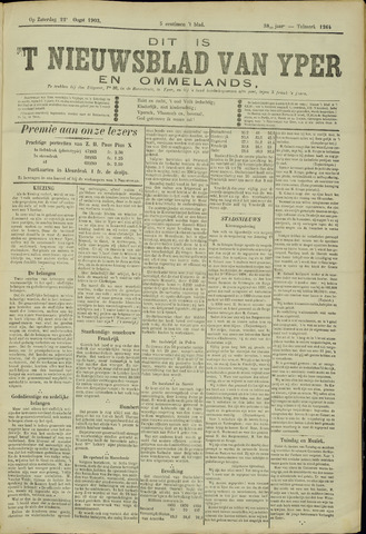 Nieuwsblad van Yperen en van het Arrondissement (1872-1912) 1903-08-22