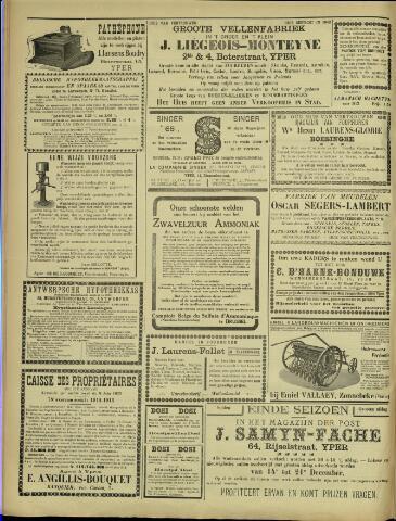 Nieuwsblad van Yperen en van het Arrondissement (1872 - 1912) 1912-12-21