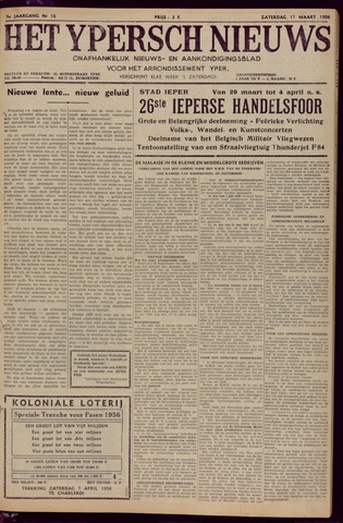 Het Ypersch nieuws (1929-1971) 1956-03-17
