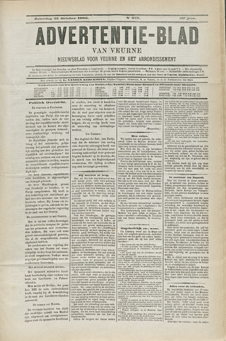 Het Advertentieblad (1825-1914) 1885-10-31