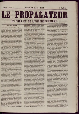 Le Propagateur (1818-1871) 1865-10-21