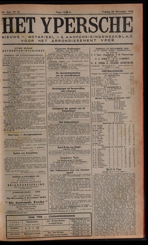Het Ypersch nieuws (1929-1971) 1942-11-20