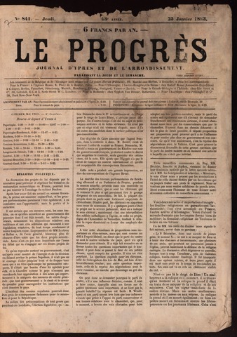 Le Progrès (1841-1914) 1883-01-25