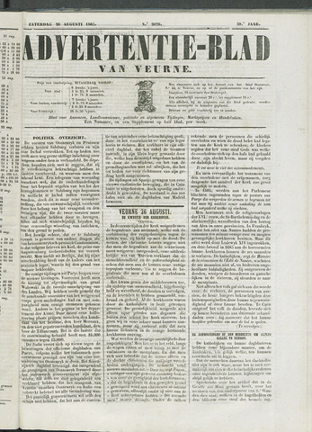 Het Advertentieblad (1825-1914) 1865-08-26