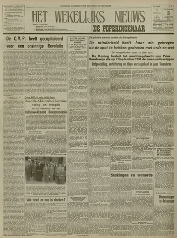 Het Wekelijks Nieuws (1946-1990) 1950-08-05