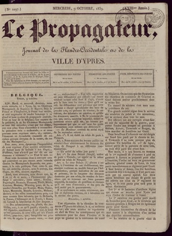 Le Propagateur (1818-1871) 1839-10-09