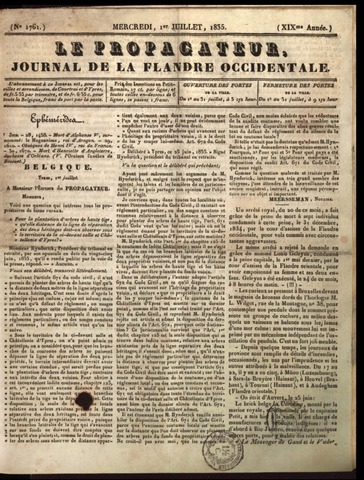 Le Propagateur (1818-1871) 1835-07-01