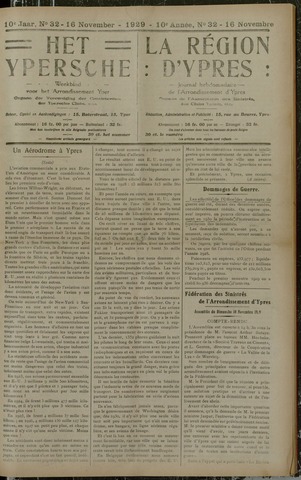 Het Ypersch nieuws (1929-1971) 1929-11-16