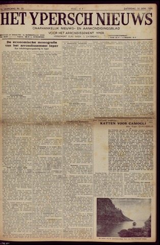 Het Ypersch nieuws (1929-1971) 1956-06-16