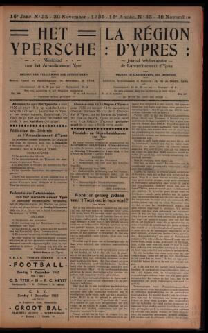 Het Ypersch nieuws (1929-1971) 1935-11-30
