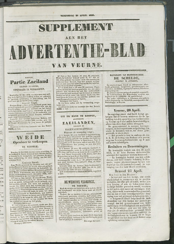 Het Advertentieblad (1825-1914) 1858-04-28