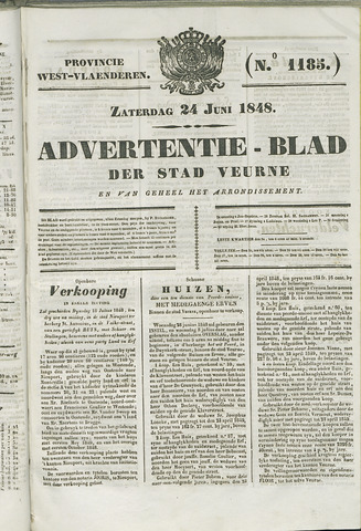 Het Advertentieblad (1825-1914) 1848-06-24