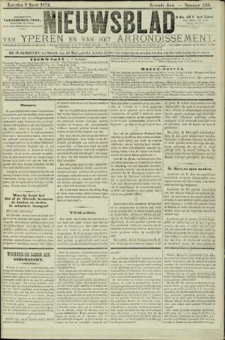 Nieuwsblad van Yperen en van het Arrondissement (1872 - 1912) 1872-03-09