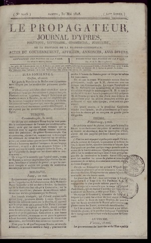 Le Propagateur (1818-1871) 1828-05-31