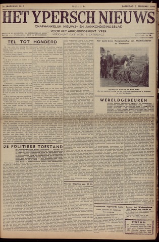 Het Ypersch nieuws (1929-1971) 1949-02-05
