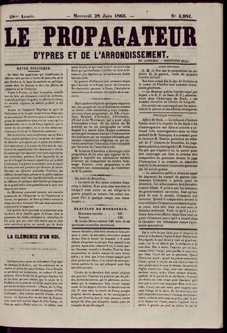 Le Propagateur (1818-1871) 1865-06-28
