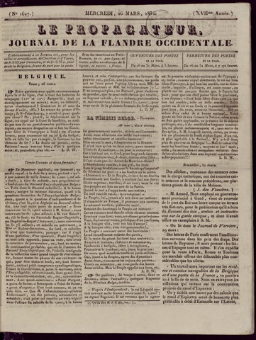 Le Propagateur (1818-1871) 1834-03-26