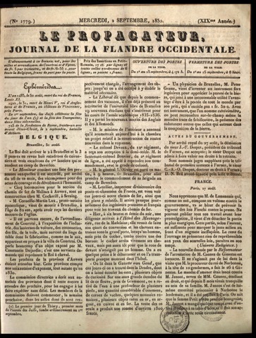 Le Propagateur (1818-1871) 1835-09-02