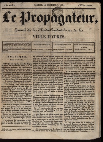 Le Propagateur (1818-1871) 1837-12-16