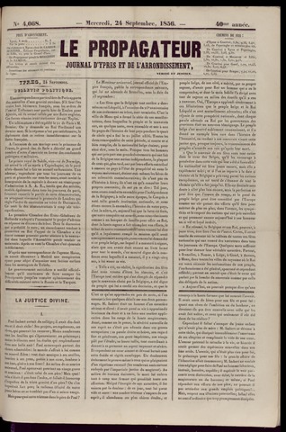 Le Propagateur (1818-1871) 1856-09-24