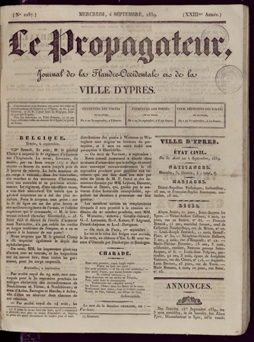 Le Propagateur (1818-1871) 1839-09-04