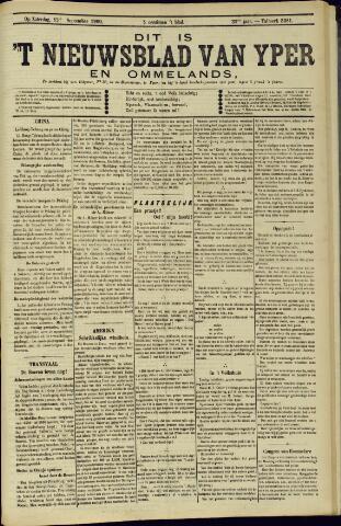 Nieuwsblad van Yperen en van het Arrondissement (1872 - 1912) 1900-09-15
