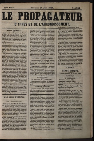 Le Propagateur (1818-1871) 1868-06-24