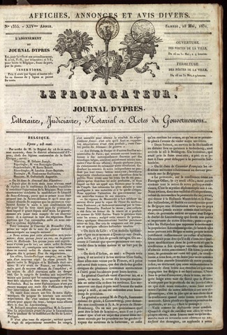 Le Propagateur (1818-1871) 1831-05-28