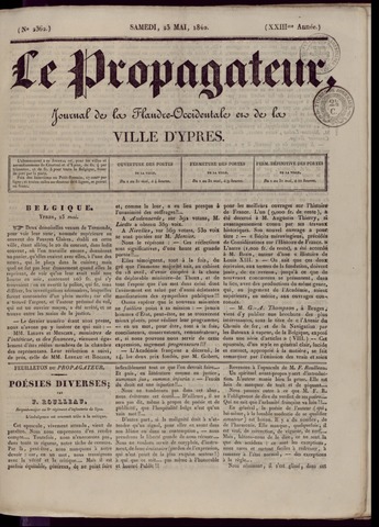 Le Propagateur (1818-1871) 1840-05-23