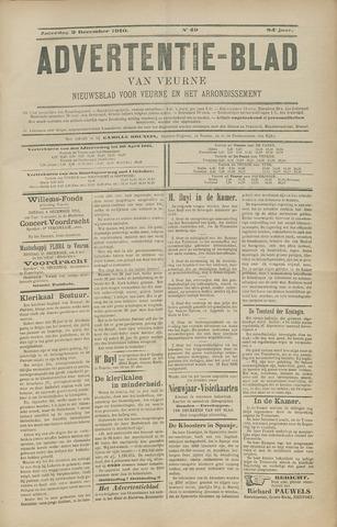 Het Advertentieblad (1825-1914) 1910-12-03