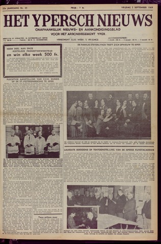 Het Ypersch nieuws (1929-1971) 1969-09-05