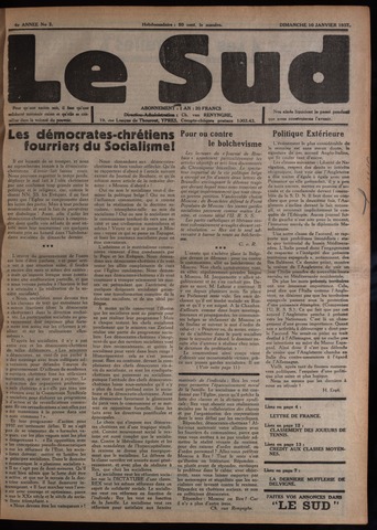 Le Sud (1934-1939) 1937-01-10