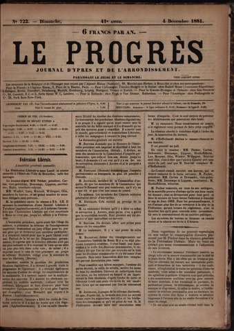 Le Progrès (1841-1914) 1881-12-04