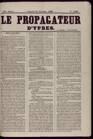 Le Propagateur (1818-1871) 1863-11-21