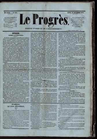 Le Progrès (1841-1914) 1845-11-27