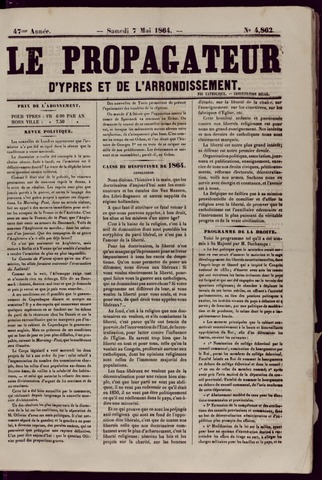 Le Propagateur (1818-1871) 1864-05-07