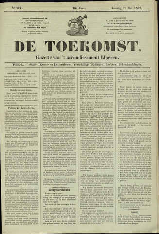 De Toekomst (1862 - 1894) 1876-05-07