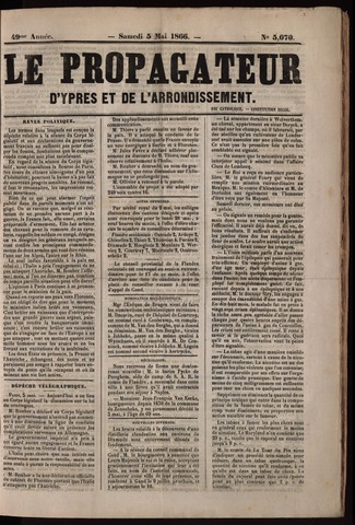 Le Propagateur (1818-1871) 1866-05-05