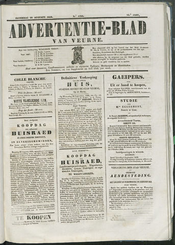 Het Advertentieblad (1825-1914) 1858-08-28