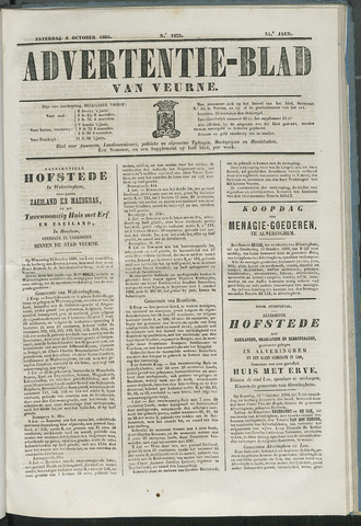Het Advertentieblad (1825-1914) 1860-10-06
