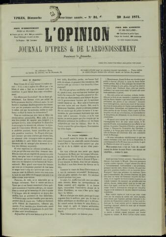 L’Opinion (1863 - 1873) 1871-08-20