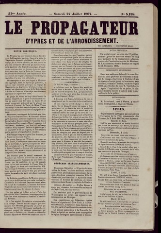 Le Propagateur (1818-1871) 1867-07-27