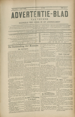 Het Advertentieblad (1825-1914) 1911-07-01