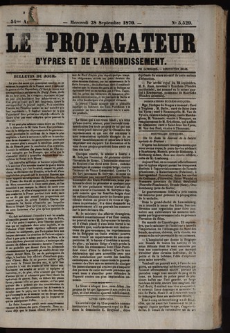 Le Propagateur (1818-1871) 1870-09-28