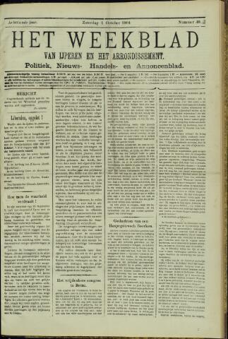 Het weekblad van Ijperen (1886 - 1906) 1904-10-01