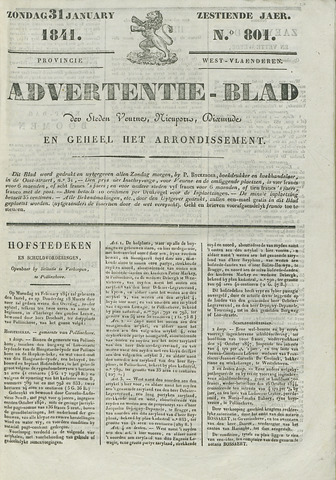 Het Advertentieblad (1825-1914) 1841-01-31
