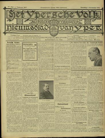 Nieuwsblad van Yperen en van het Arrondissement (1872-1912) 1912-11-09