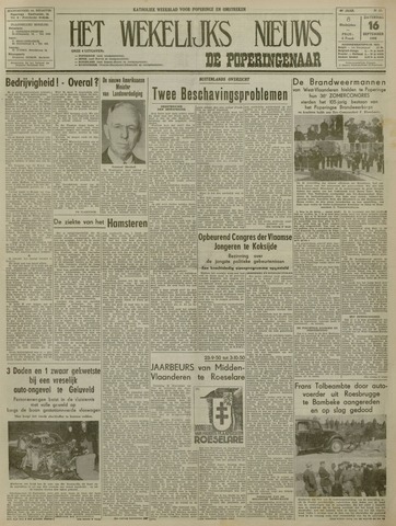 Het Wekelijks Nieuws (1946-1990) 1950-09-16