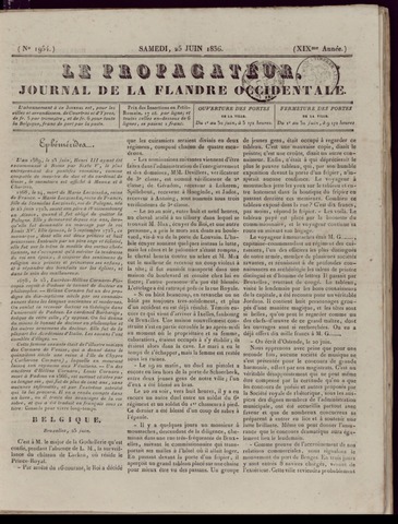 Le Propagateur (1818-1871) 1836-06-25
